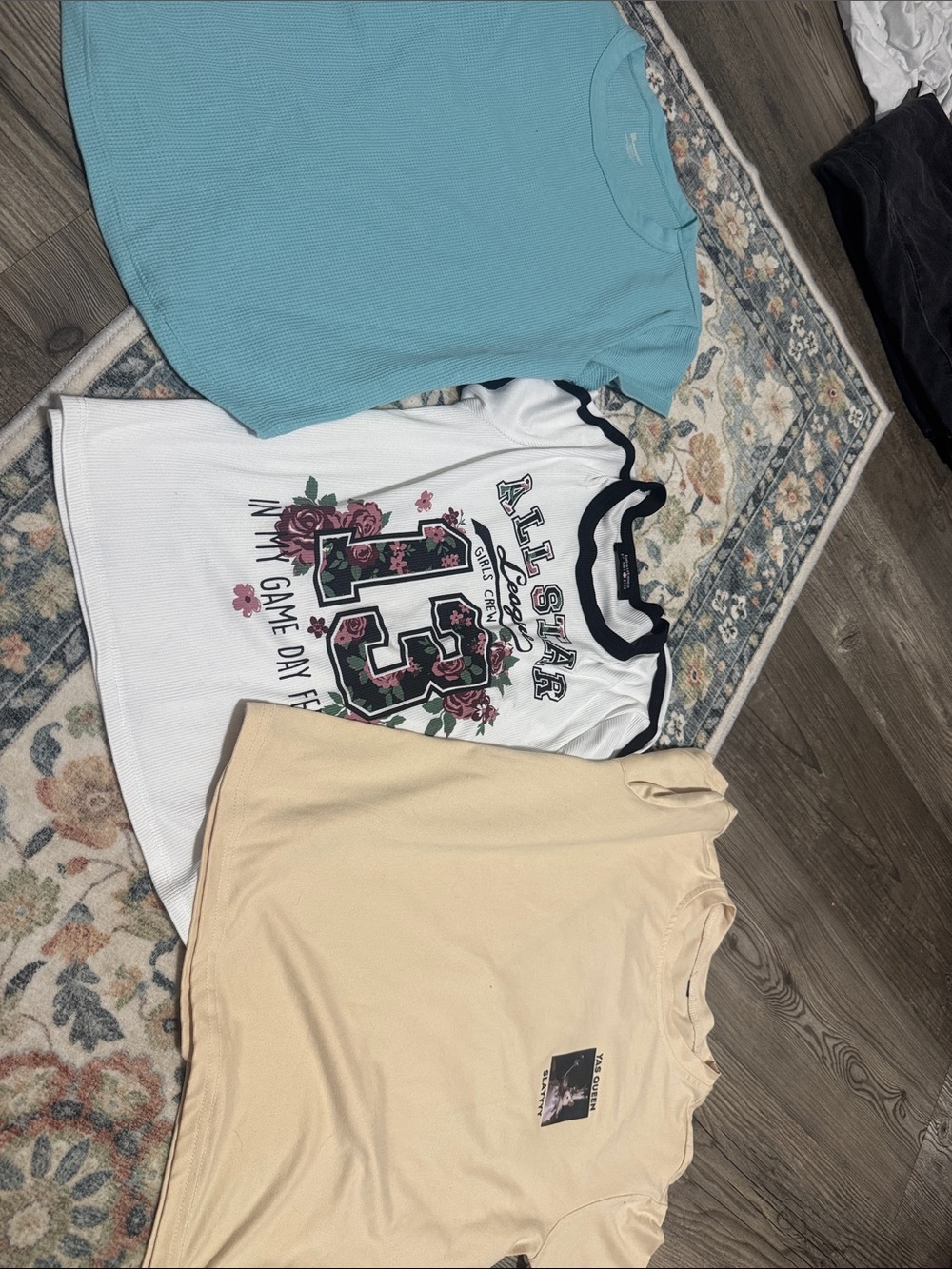 All Star 13 Floral Graphic Kids Tee - White